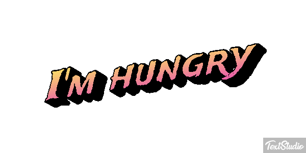 I'm Hungry Text effect