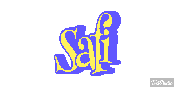 Safi Text effect