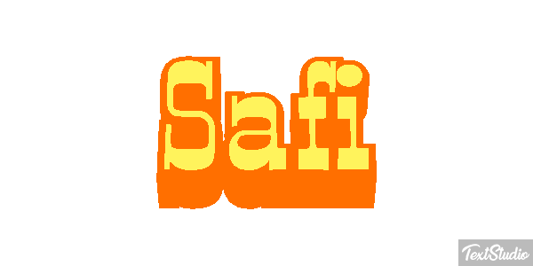Safi Text effect
