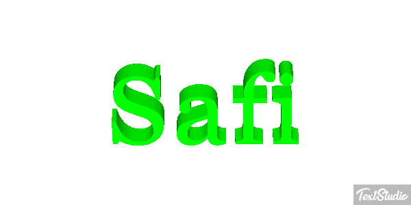 Safi Text effect