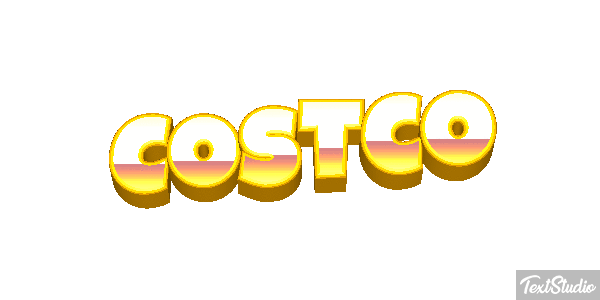 Costco Texteffekt