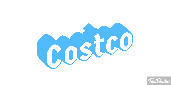 Costco Texteffekt