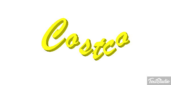 Costco Texteffekt