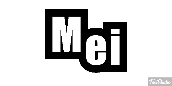 Mei Tekst effect