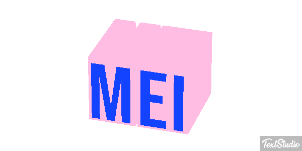 Mei Tekst effect