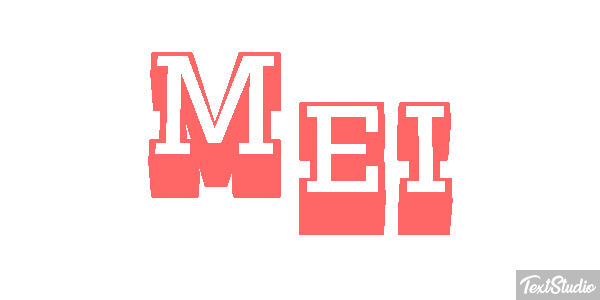 Mei Tekst effect