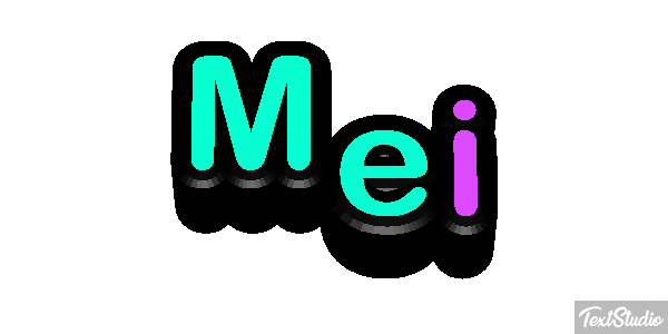 Mei Tekst effect
