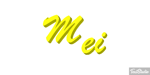 Mei Tekst effect
