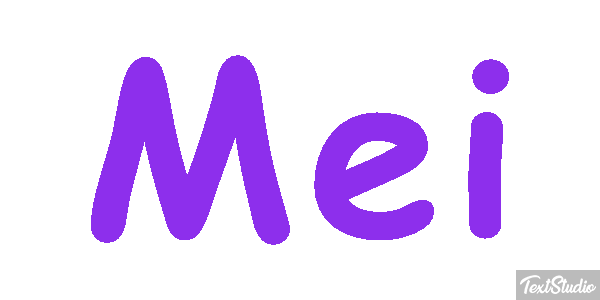 Mei Tekst effect
