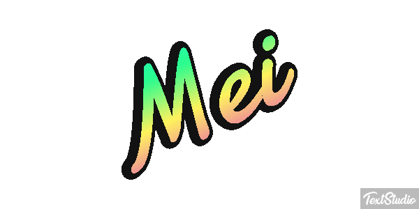 Mei Tekst effect