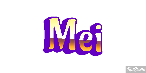 Mei Tekst effect