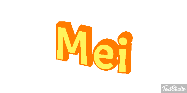 Mei Tekst effect