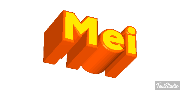 Mei Tekst effect