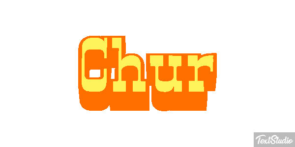 Chur Efecto de texto