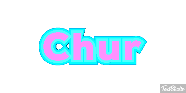 Chur Efecto de texto