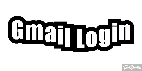 Gmail Login Efekt tekstowy