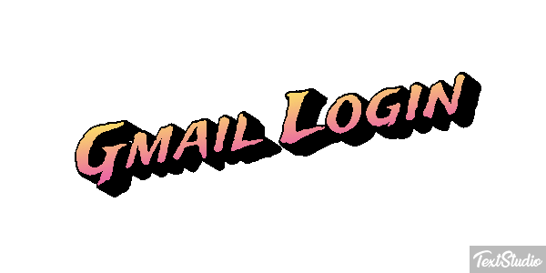 Gmail Login Efekt tekstowy