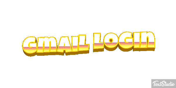 Gmail Login Efekt tekstowy