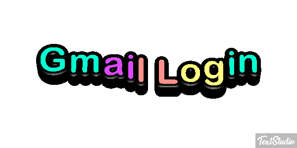 Gmail Login Efekt tekstowy