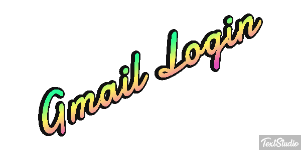 Gmail Login Efekt tekstowy