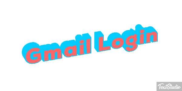 Gmail Login Efekt tekstowy