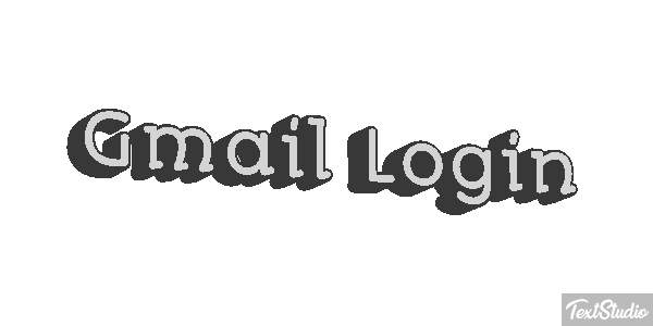 Gmail Login Efekt tekstowy