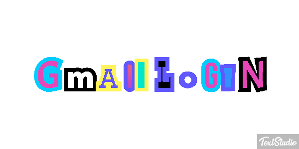 Gmail Login Efekt tekstowy
