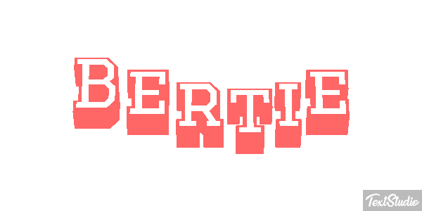 Bertie Text effect