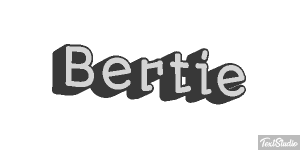 Bertie Text effect