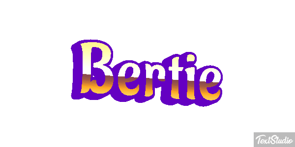 Bertie Text effect