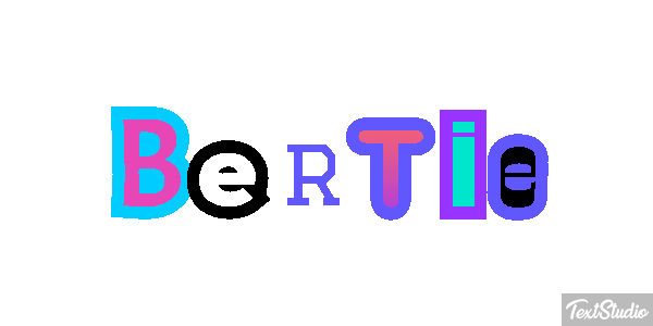 Bertie Text effect