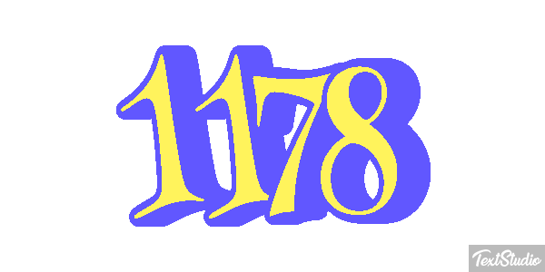 1178 Effet de texte