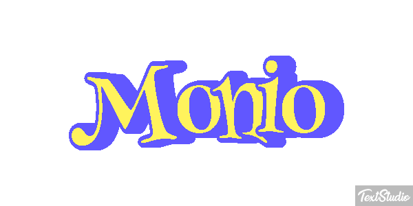 Monio Effetto testo