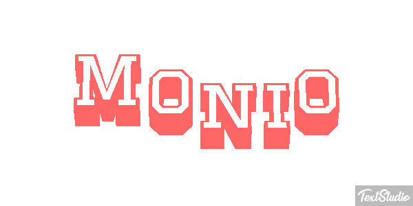 Monio Effetto testo
