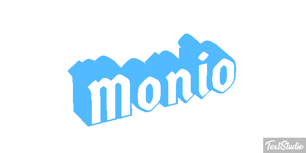 Monio Effetto testo