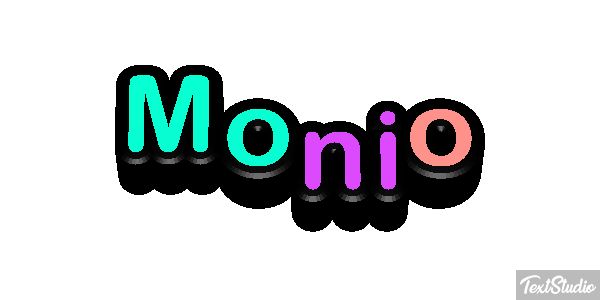 Monio Effetto testo