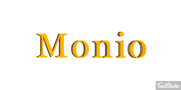 Monio Effetto testo