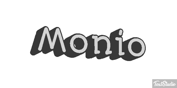 Monio Effetto testo