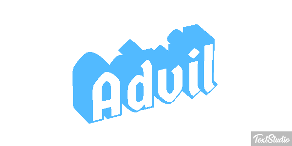 Advil Tekst effect