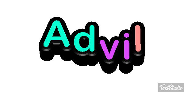 Advil Tekst effect