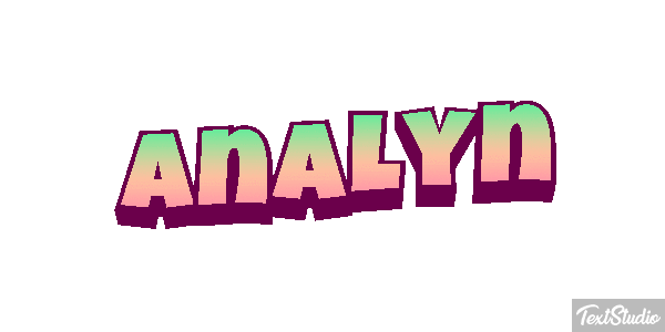 Analyn Text effect
