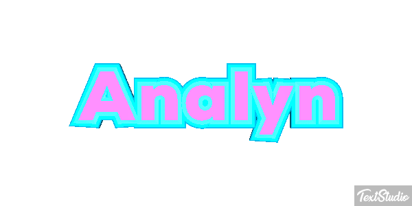 Analyn Text effect
