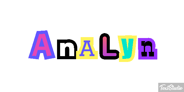 Analyn Text effect