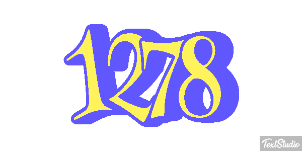1278 Efekt tekstowy