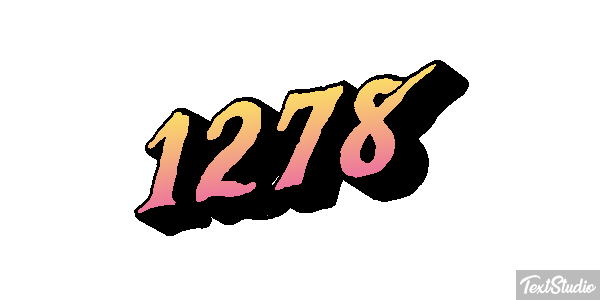 1278 Efekt tekstowy