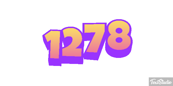 1278 Efekt tekstowy