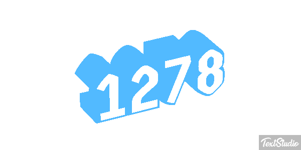 1278 Efekt tekstowy