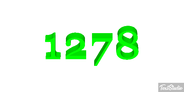 1278 Efekt tekstowy