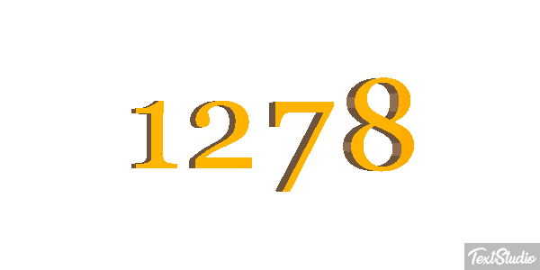 1278 Efekt tekstowy