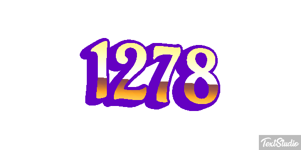 1278 Efekt tekstowy